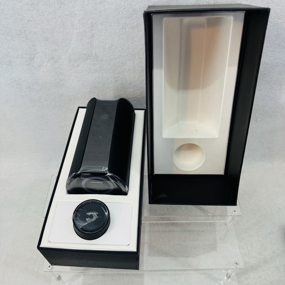 NIB Canary Indoor Home Security Camera CAN100USBK (Box Shows Wear From Storage)